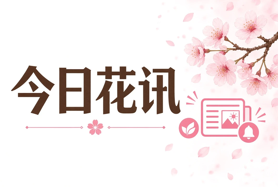 今日花讯栏目视觉